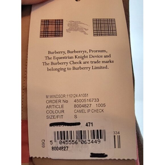 Burberry Windsor Check-Pattern Classic Fit Shirt, Beige, Mens Size Small - Picture 11 of 12